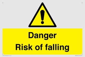Danger Risk of falling